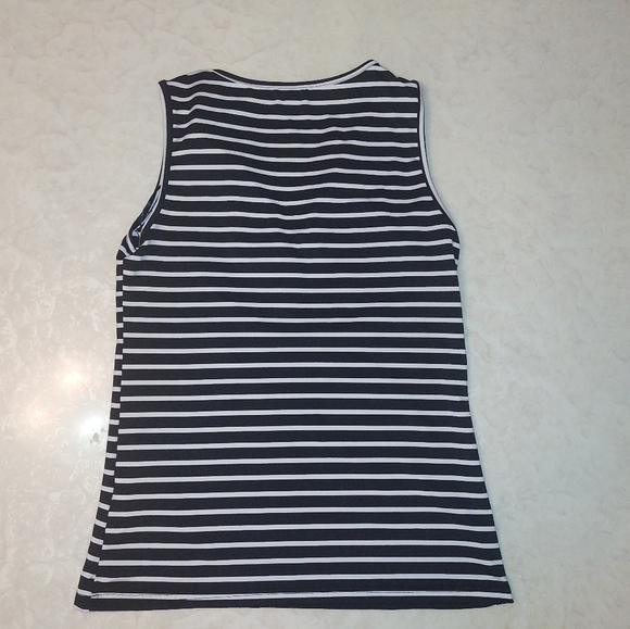 Striped Zipper Top - Picture 2 of 2